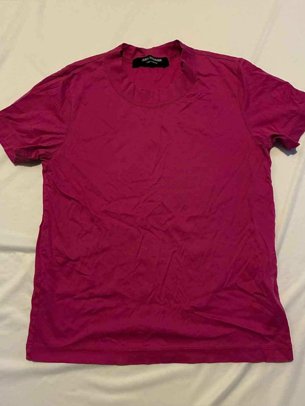 Junya Watanabe Comme Des Garçons Pink Mockneck T Shirt